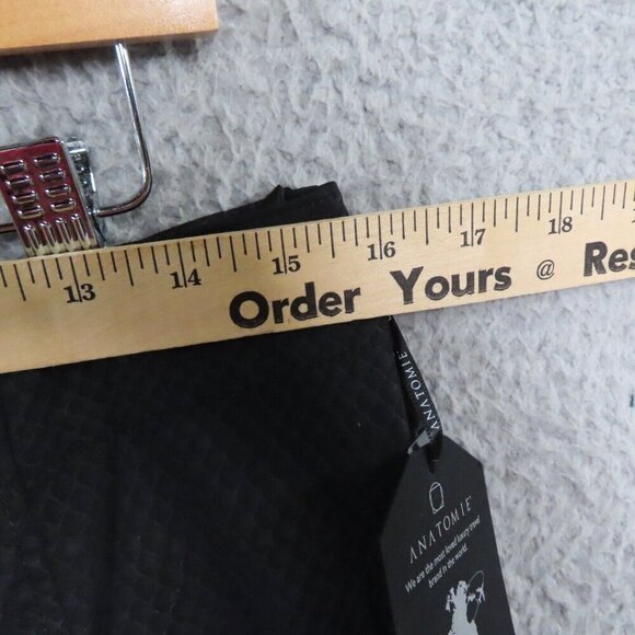 Anatomie Dominica Snake Embossed Slit Ankle Pant Large Black NEW $348 - Picture 8 of 13